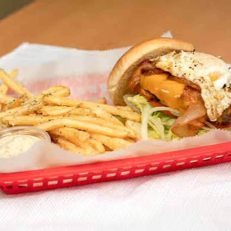 Indulge in Our Bacon Burger