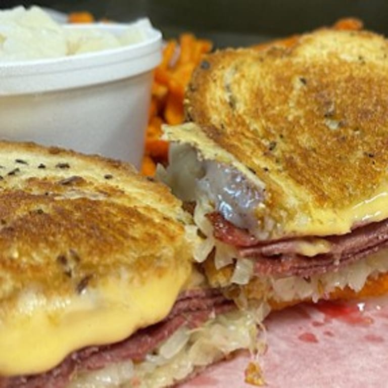 Indulge in Our Reuben Sandwich