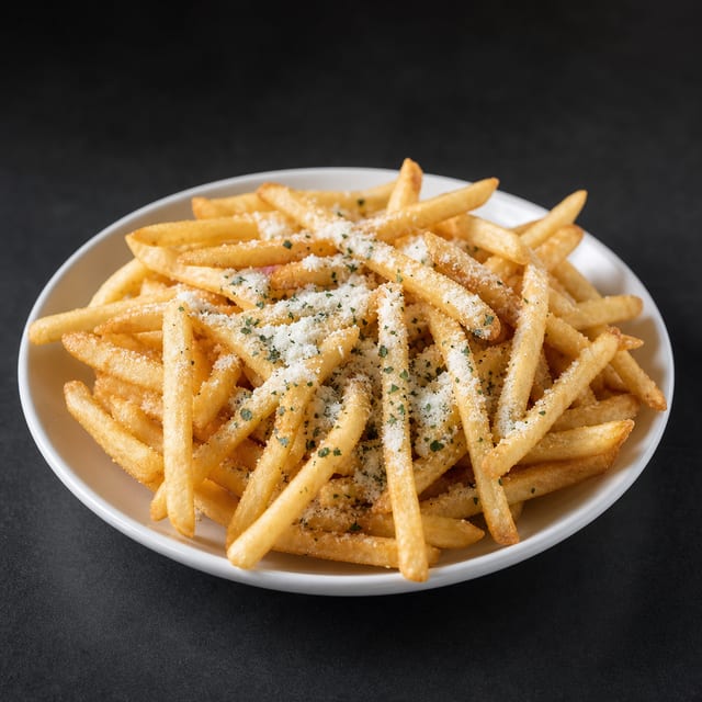 Truffle Fries with Aioli Sauce.