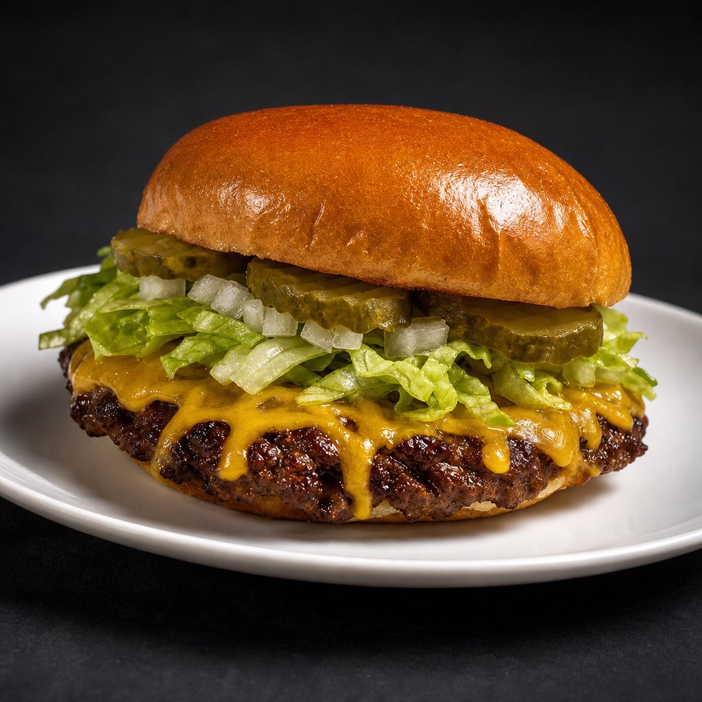 1. The Straight & Narrow Path Burger.