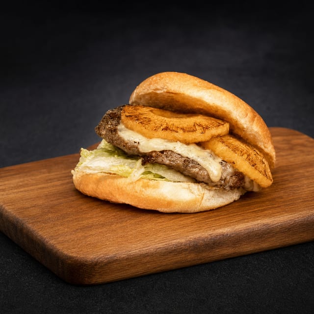 33. Pineapple Burger.