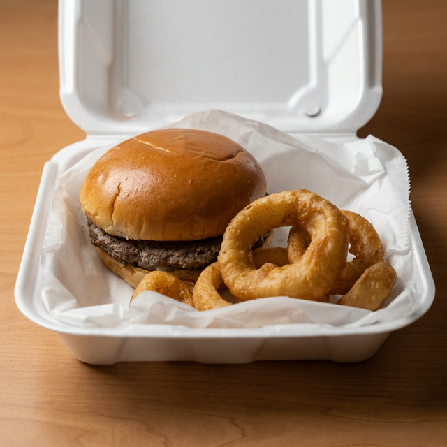 1. The Straight & Narrow Path Burger.
