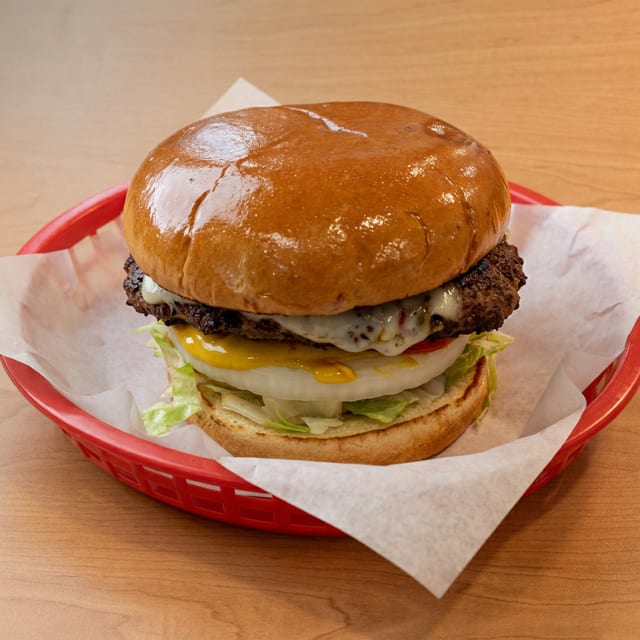 1. The Straight & Narrow Path Burger.