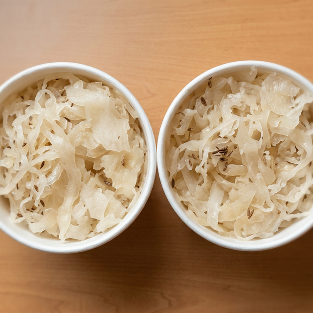 Sauerkraut.