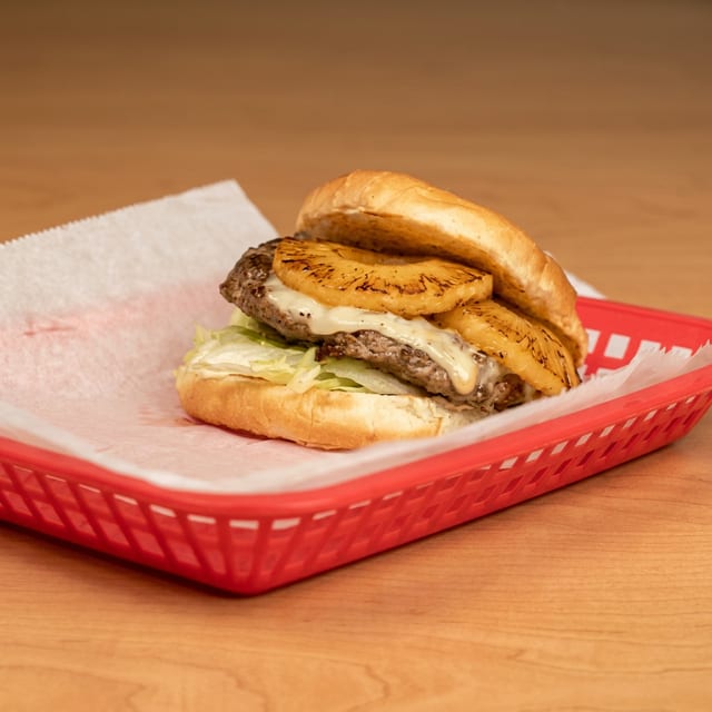 33. Pineapple Burger.